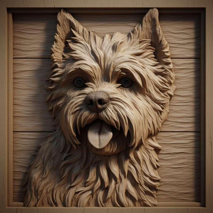 Nature and animals (st Likes dog 2, NATURE_4138) 3D models for cnc